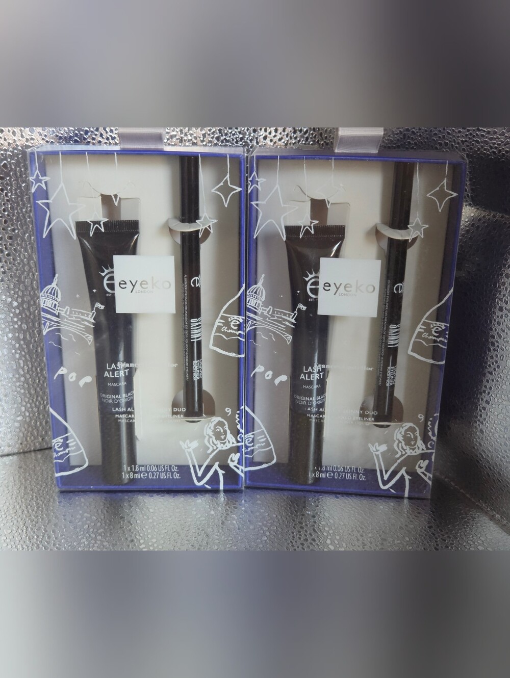 Eyeko London Mascara & Liquid Eyeliner Duo Gift Sets | Lot of 2 NIB